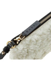 Logo Fur Clutch Bag White - MARNI - BALAAN 10