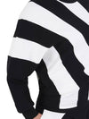 Yohji Yamamoto Bold Stripe Asymmetric Sweater - Y-3 - BALAAN 5