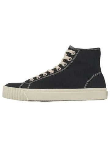 Tabi High Top Sneakers Black White - MAISON MARGIELA - BALAAN 1