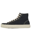 Tabi Cotton High Top Sneakers Black - MAISON MARGIELA - BALAAN 2