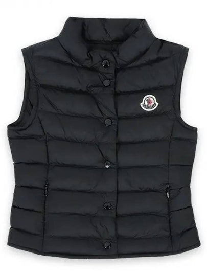 Kids Liane Logo Patch Padded Vest Black - MONCLER - BALAAN 2