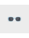 Eyewear Triomphe 10 Acetate Sunglasses Milky Light Blue - CELINE - BALAAN 1