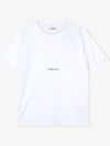 Rive Gauche Short Sleeve T-Shirt White - SAINT LAURENT - BALAAN 3