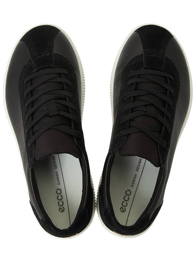 Soft Zero Low Top Sneakers Black - ECCO - BALAAN 3