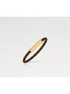 LV Confidential Monogram Canvas Bracelet Gold Brown - LOUIS VUITTON - BALAAN 3