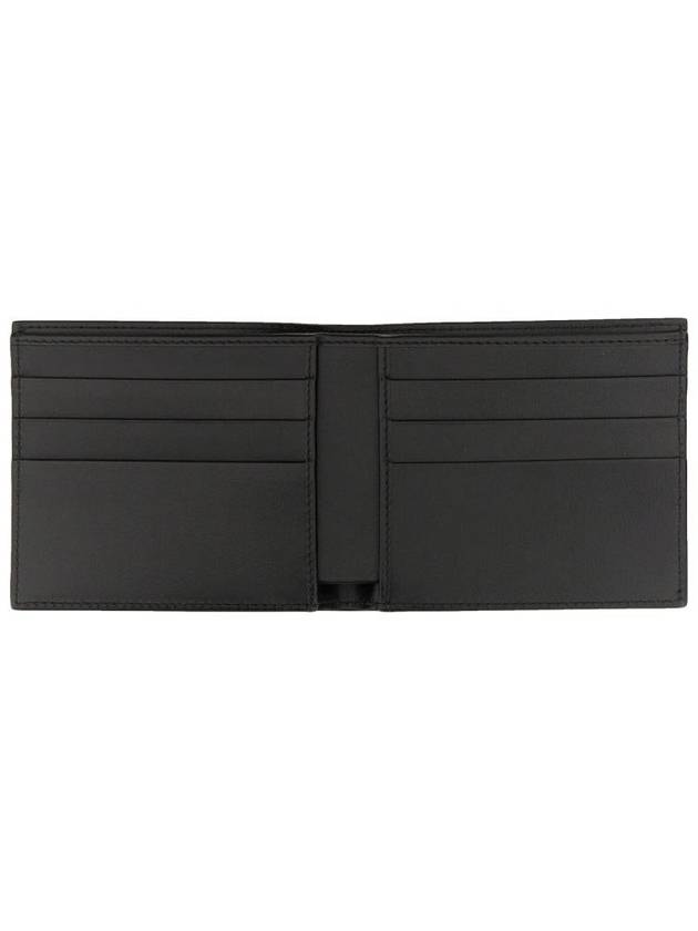 Logo Leather Half Wallet Black - DOLCE&GABBANA - BALAAN 4