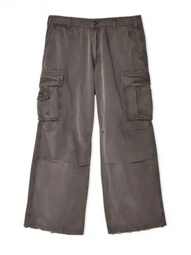 Vintage washed cotton cargo pants - ERL - BALAAN 1