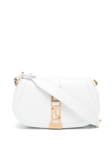 Greca Goddess Cross Shoulder Bag White - VERSACE - BALAAN 1