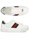 Women's Leather Low Top Sneakers White - GUCCI - BALAAN 2