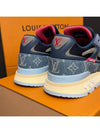 Men's Runaway Blue Denim Sneakers - LOUIS VUITTON - BALAAN 9