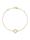 Sweet Alhambra Pendant Bracelet Gold White - VANCLEEFARPELS - BALAAN 1