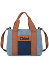 Kids Logo Denim Tote Shoulder Bag C20355 Z10 - CHLOE - BALAAN 2