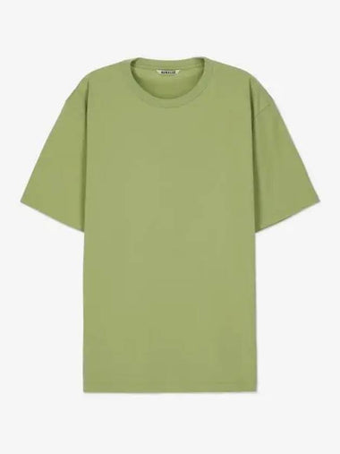 Luster plating short sleeve t shirt light green A00SP02GTLIGHTGREEN - AURALEE - BALAAN 1