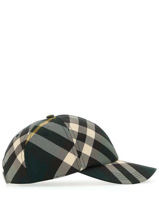 Check pattern ball cap green - BURBERRY - BALAAN 3