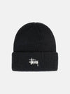 Basic Logo Cuff Beanie Black - STUSSY - BALAAN 2