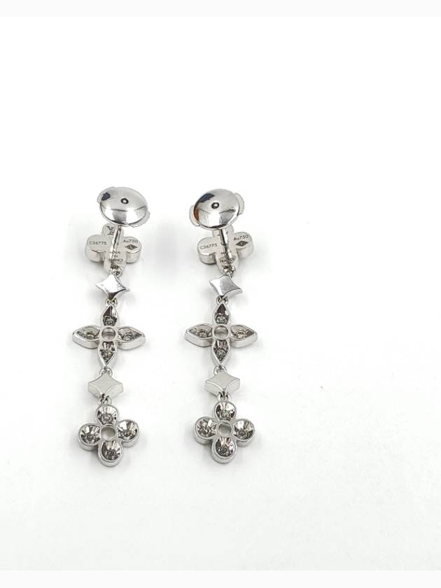 Women s Dantel One Raw Diamond Earrings 3974 - LOUIS VUITTON - BALAAN 7