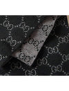 GG Two-Tone Wool Scarf Black - GUCCI - BALAAN 6