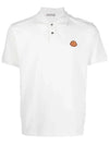 Logo Applique Polo Shirt White - MONCLER - BALAAN 2