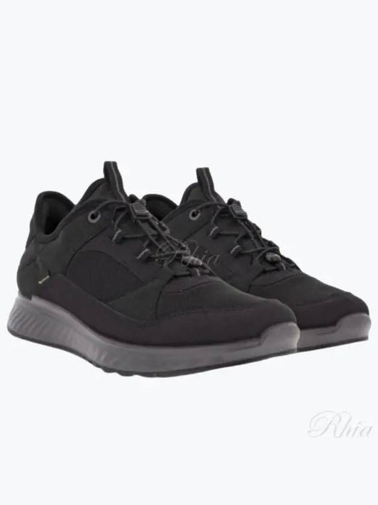 Exostride Low Top Sneakers Black - ECCO - BALAAN 2