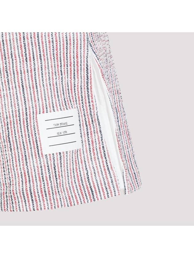 Tweed Seersucker Pleated Skirt FJK117AJ0144 - THOM BROWNE - BALAAN 5