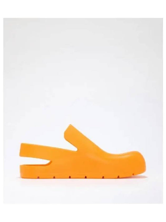 Puddle Clog Rubber Sandals Tangerine - BOTTEGA VENETA - BALAAN 2