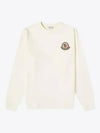 White Women s Sweatshirt 8G00027 899TR 034 - MONCLER - BALAAN 1