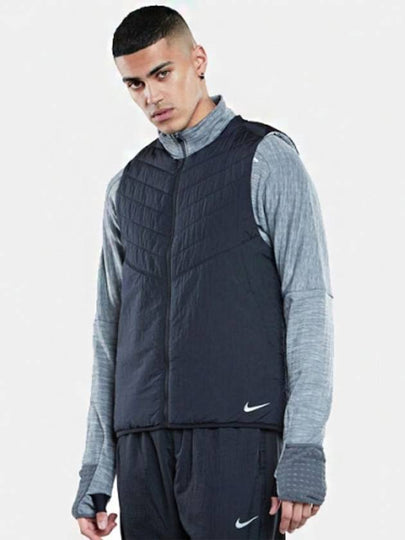 Men's AeroReady Running Vest Black - NIKE - BALAAN 2