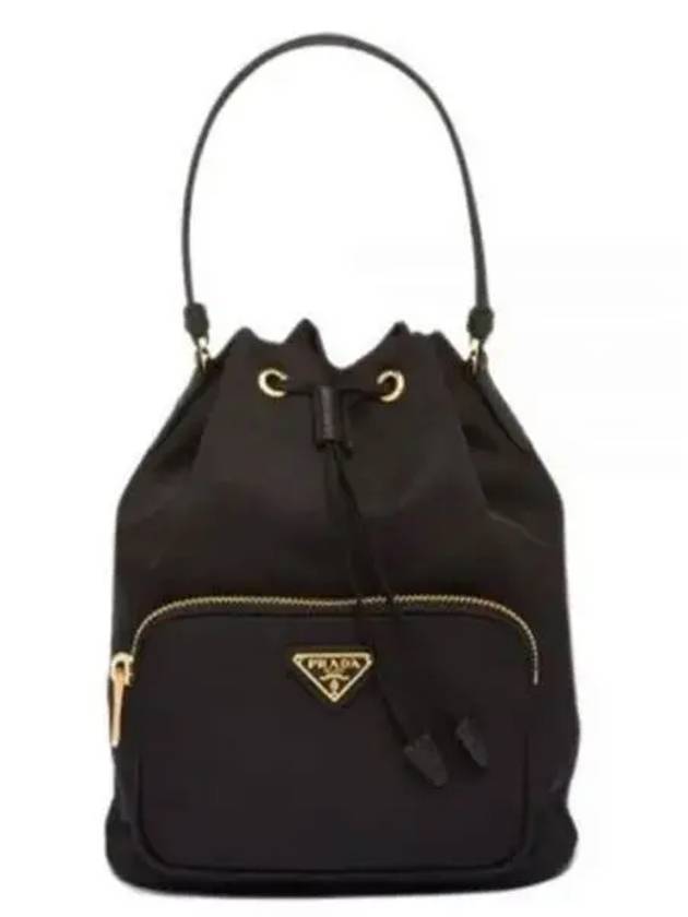 Duet Re-Nylon Bucket Bag Black - PRADA - BALAAN 2