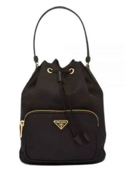 Duet Re-Nylon Bucket Bag Black - PRADA - BALAAN 2