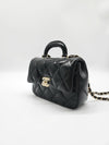 Chain Lambskin Mini Bag Gold Black - CHANEL - BALAAN 5