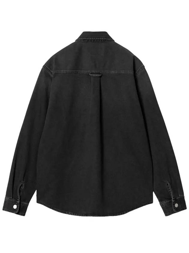 HARVEY logo patch shirt jacket black I033346 894L - CARHARTT - BALAAN 3