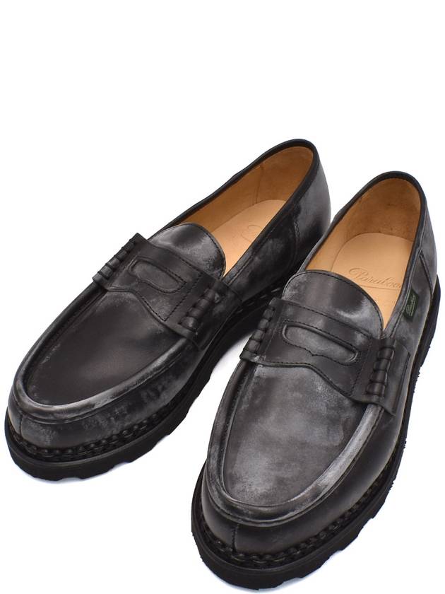 Reims Loafers Noire Lis Noir - PARABOOT - BALAAN 3