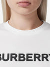 Logo Cotton Short Sleeve T-Shirt White - BURBERRY - BALAAN 7