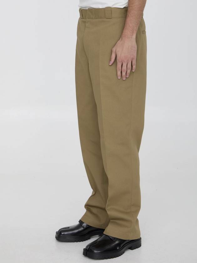 Pleated straight pants pink beige - MAISON MARGIELA - BALAAN 3