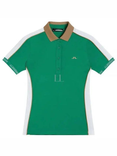 Golf Women's Damai Polo Shirt JL Green - J.LINDEBERG - BALAAN 2