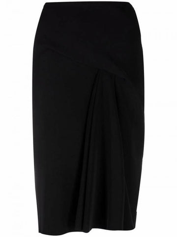 Women's Midi H-Line Skirt Black - VERSACE - BALAAN 1