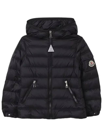 Kids Logo Patch Padding Black - MONCLER - BALAAN 2