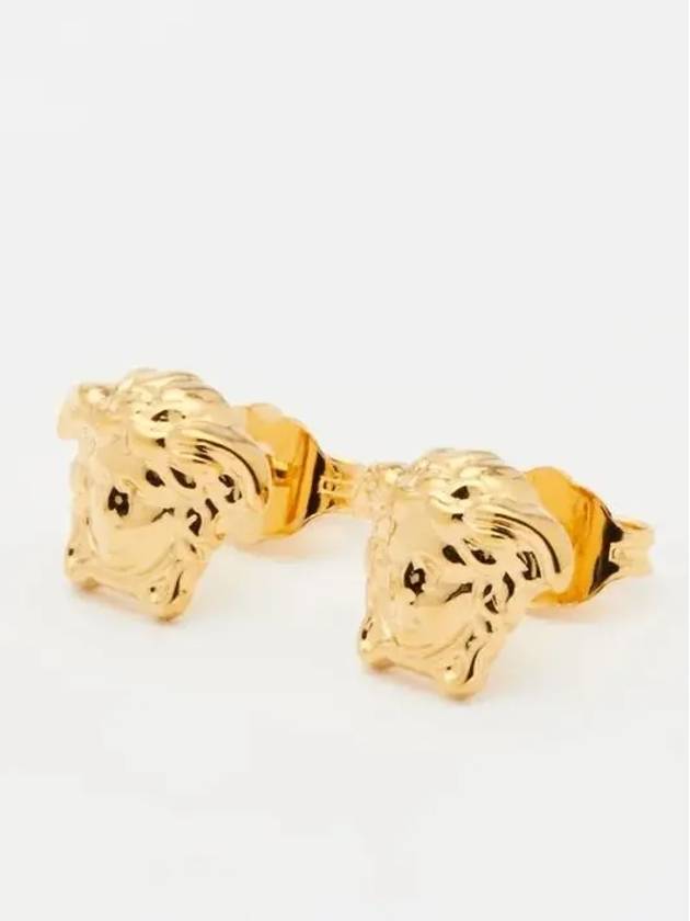 Medusa Medusa head emblem gold tone stud earrings DG2F065 DJMT - VERSACE - BALAAN 3