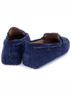 Men's Gommino Suede Driving Shoes Navy - TOD'S - BALAAN 5