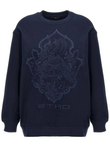 Etro Floral Embroidery Sweatshirt - ETRO - BALAAN 1