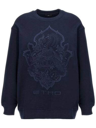 Etro Floral Embroidery Sweatshirt - ETRO - BALAAN 1