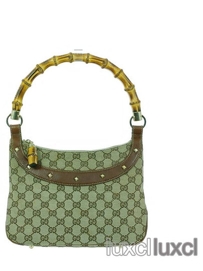 GG jacquard vintage bamboo tote bag 137378 - GUCCI - BALAAN 2