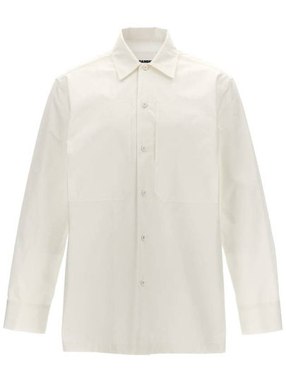 WHITE COTTON SHIRT J22DL0193J45002100 - JIL SANDER - BALAAN 2