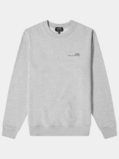 Men's Item Logo Sweatshirt Grey - A.P.C. - BALAAN 2