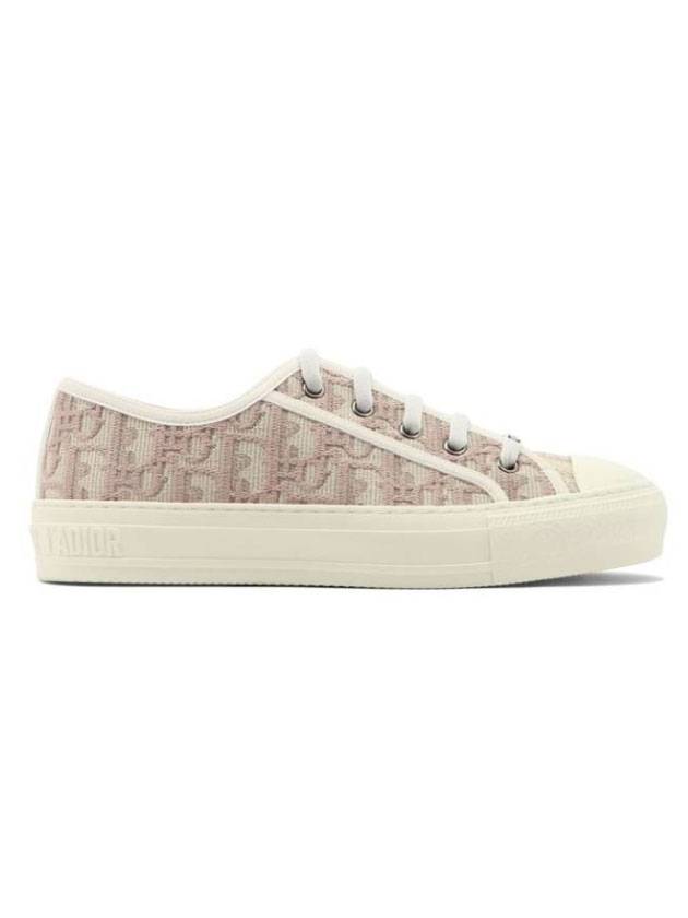 Walk'N'Dior Oblique Low Top Sneakers Nude - DIOR - BALAAN 1