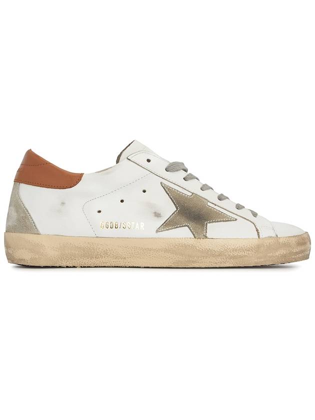 Superstar Brown Tab Sneakers White - GOLDEN GOOSE - BALAAN 6