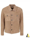 23 LJS001 LMS003S23 JB500 Light Suede Shirt Jacket - TOM FORD - BALAAN 2