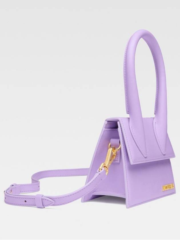 Le Chiquito Moyen Signature Tote Bag Lilac - JACQUEMUS - BALAAN 3