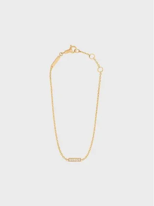 Line Diamond Bracelet Yellow Gold - CELINE - BALAAN 2