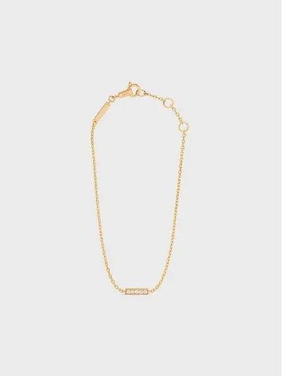 Line Diamond Bracelet Yellow Gold - CELINE - BALAAN 2